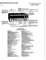 Sherwood S-7900A-S-8900A-Service-Manual